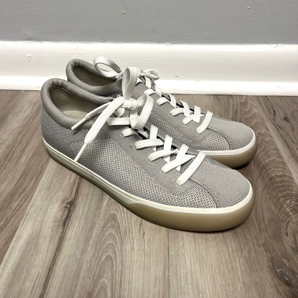 Rothy's Sneakers Women's 9 Gray Lace Up Knit